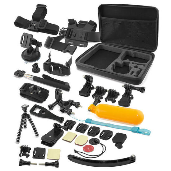 Confezione Ksix 38 in 1 Accessori per Gopro e fotocamere sportive