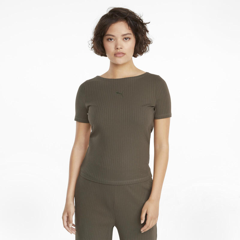 Tricou Drumeții În Natură Puma Cu Nervuri Femei