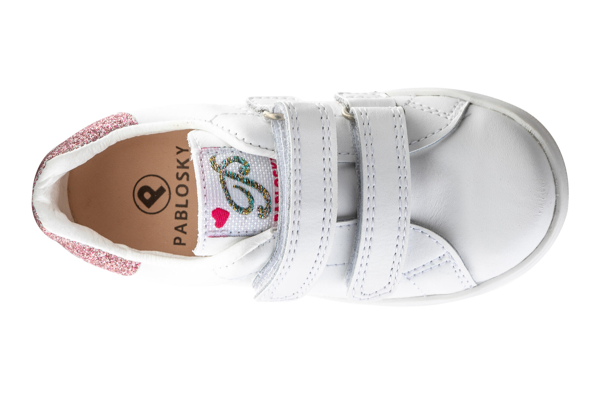 Zapatillas de Niña Pablosky de Piel con Cierre adherente 3/6