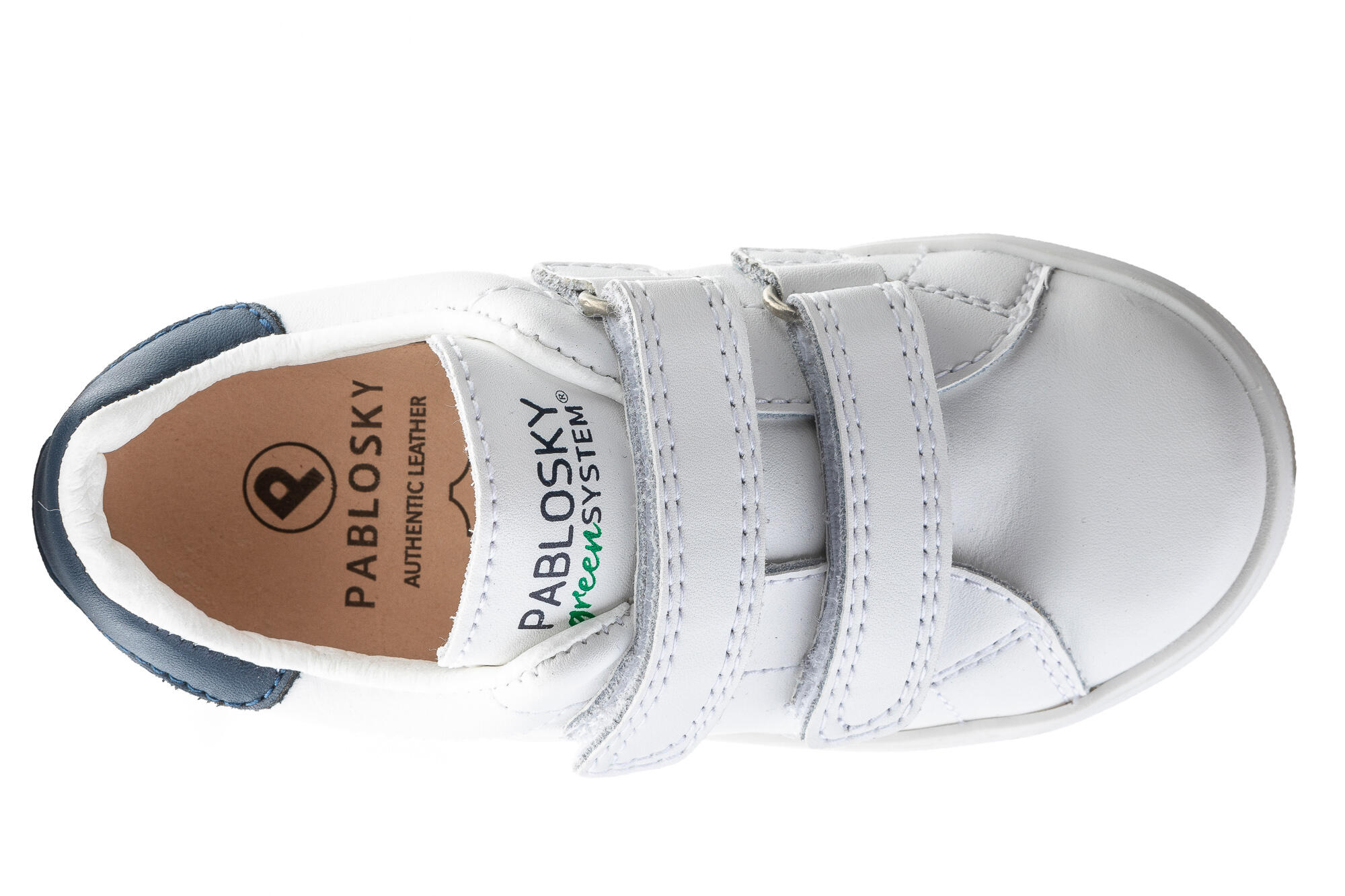 Zapatillas de Niños Pablosky de Piel con Cierre adherente 3/6