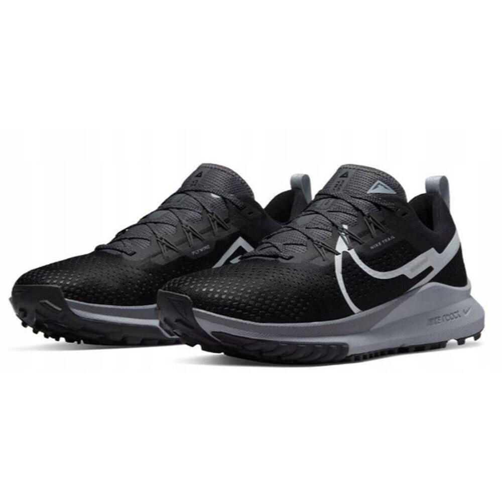 Nike - Chaussures De Trail Running Femme Nike W React Pegasus Trail 4 - Chaussures À Crampons - Gris|noir - 38 - Decathlon