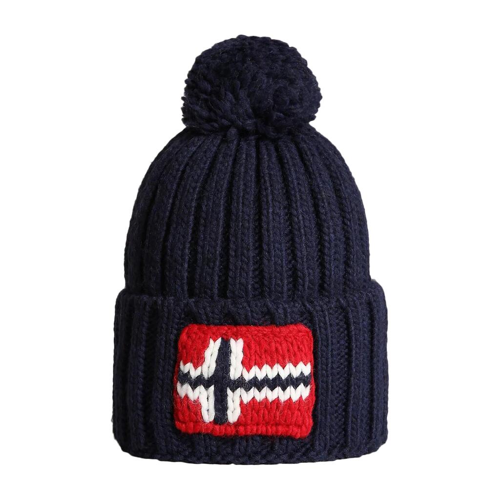 Semiury Bobble Beanie Hat Navy