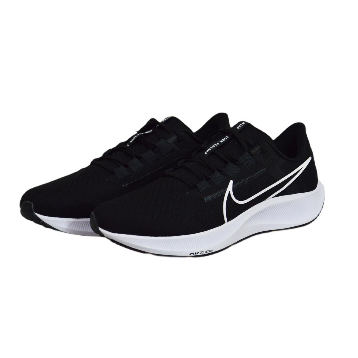 Herren - Laufschuhe - gedämpft, reaktiv - Pegasus 38 - schwarz/weiß 3/7