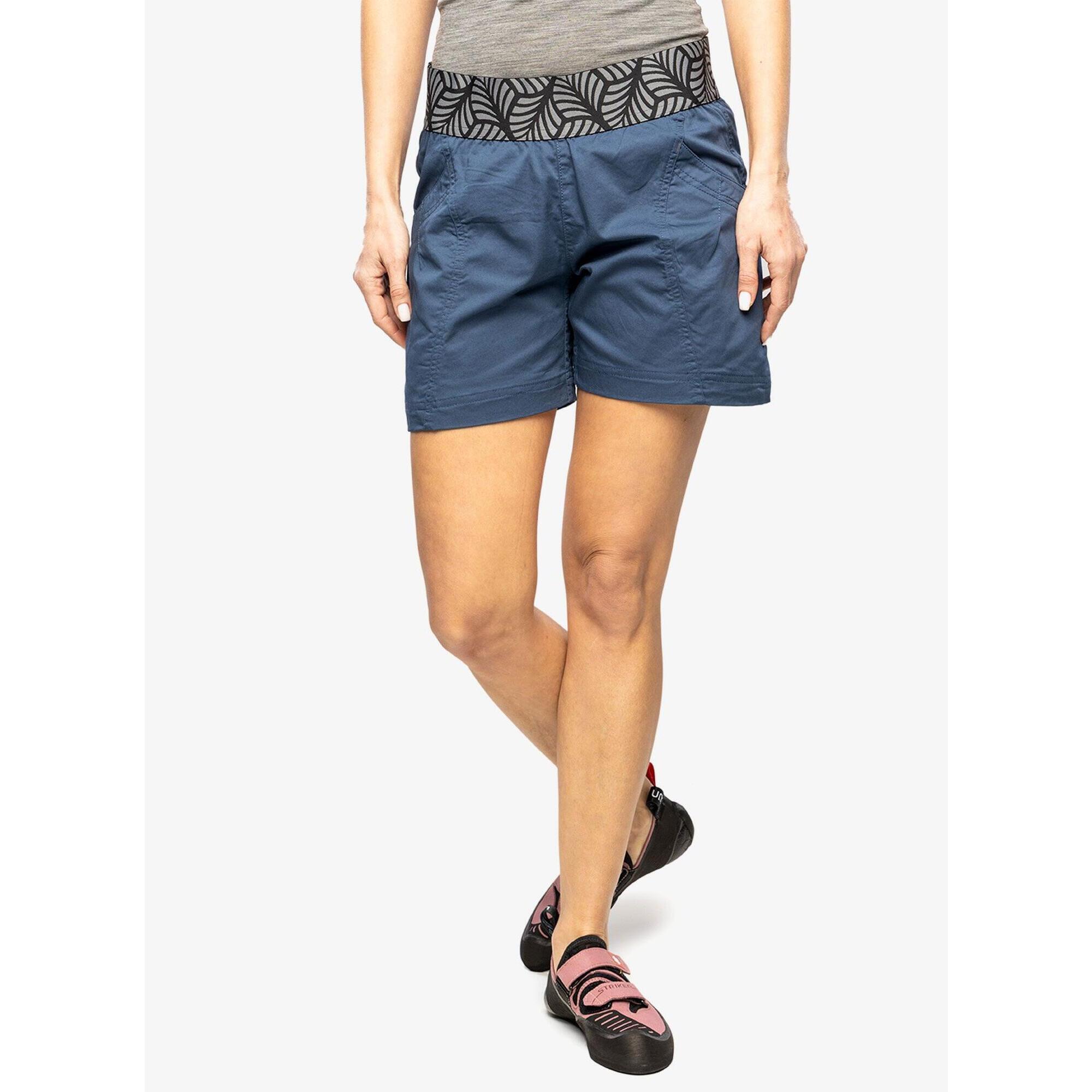Ocun - Ocún Pantera Organic Coton Bio Bleu Sargasso Sea, Coupe Sportive, Élastique - Short - Bleu - Decathlon