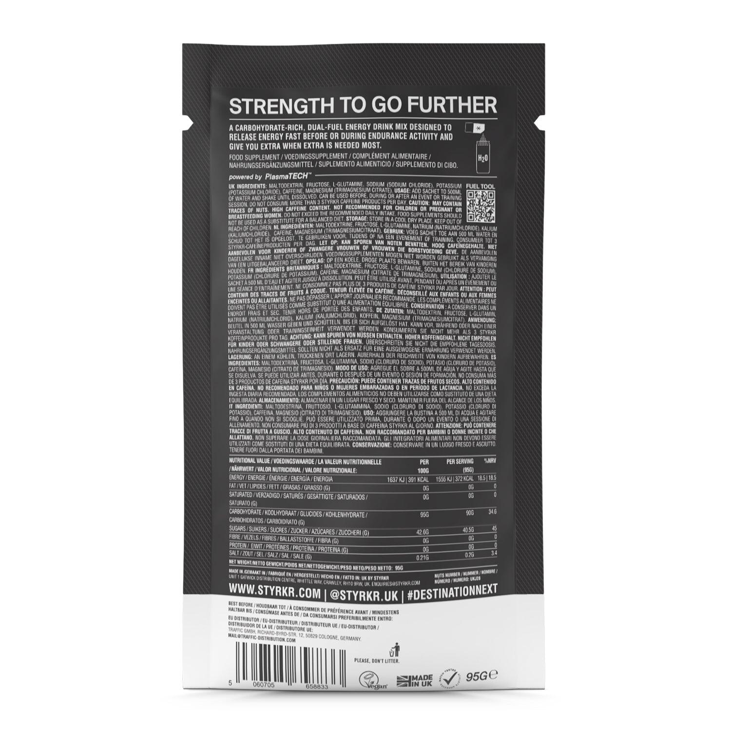 Energydrink in Beuteln + Koffein Styrkr (x12) 5/5