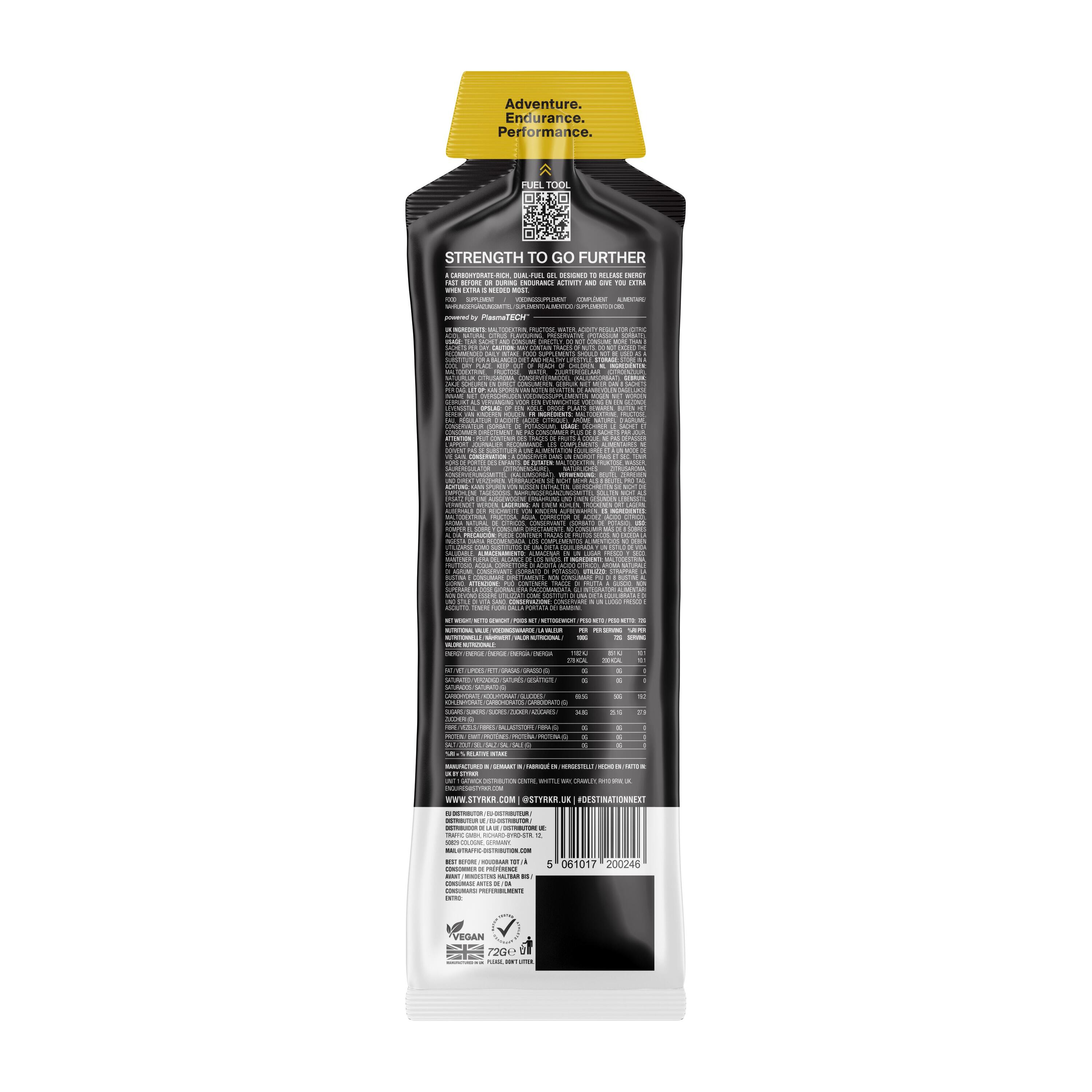 Gel saveurs agrumes Styrkr (x12) 4/4