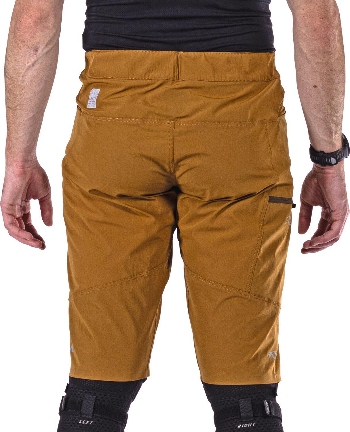Pantaloncini MTB corti Trail 2.0 comodie resistenti Marrone Uomo 5/7