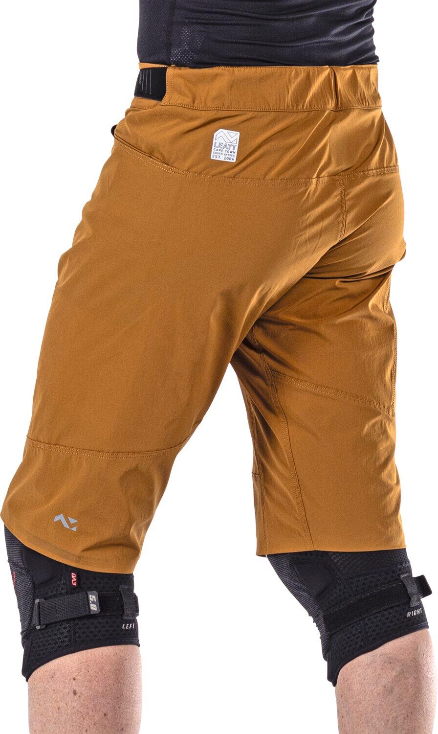 Pantaloncini MTB corti Trail 2.0 comodie resistenti Marrone Uomo 4/7