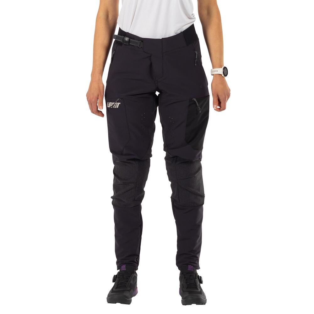 Pantalon VTT long extensible et ventilé Enduro 4.0 Noir Femme 6/7