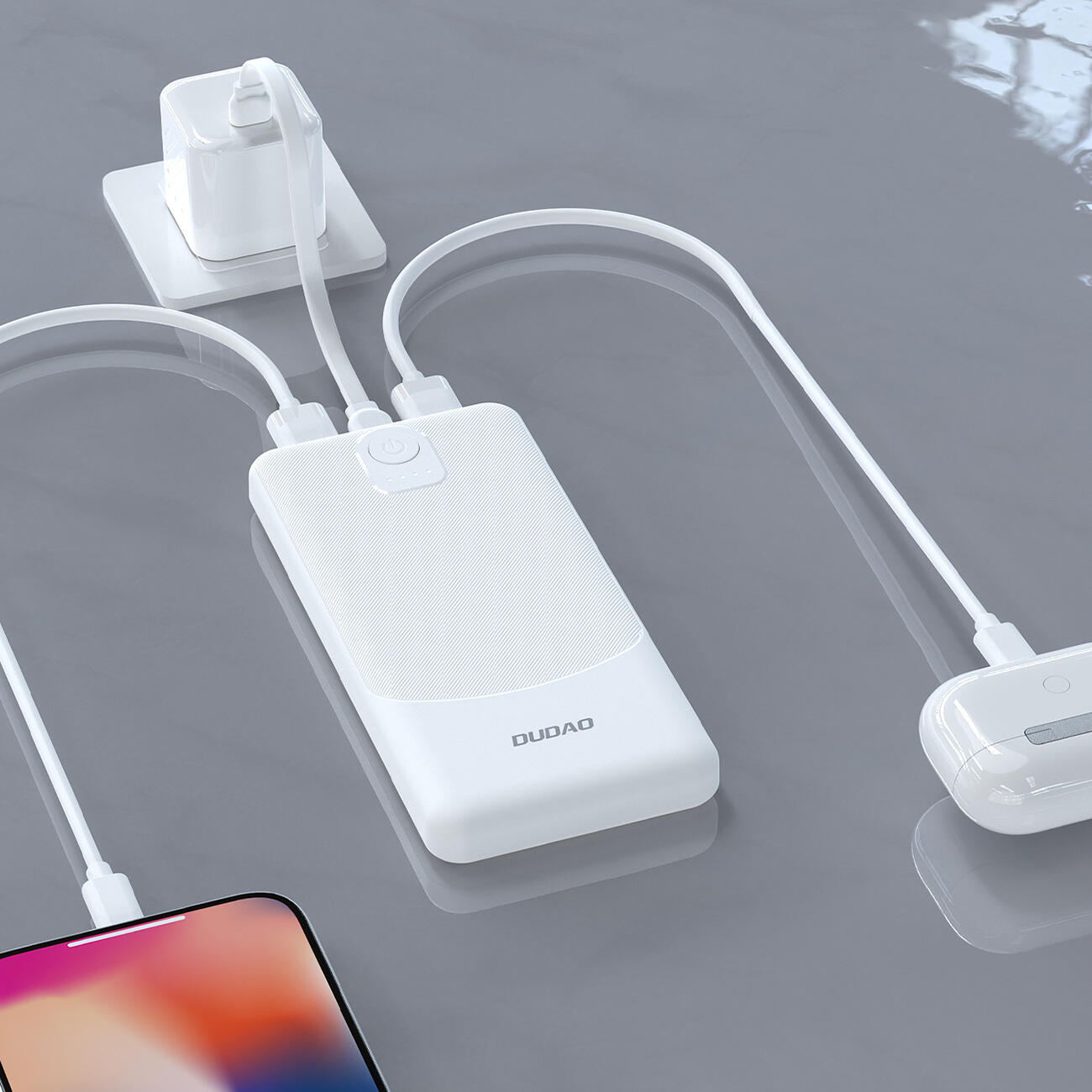Powerbank Dudao k10 10000mAh  2.4a 2 x usb-a 4/7