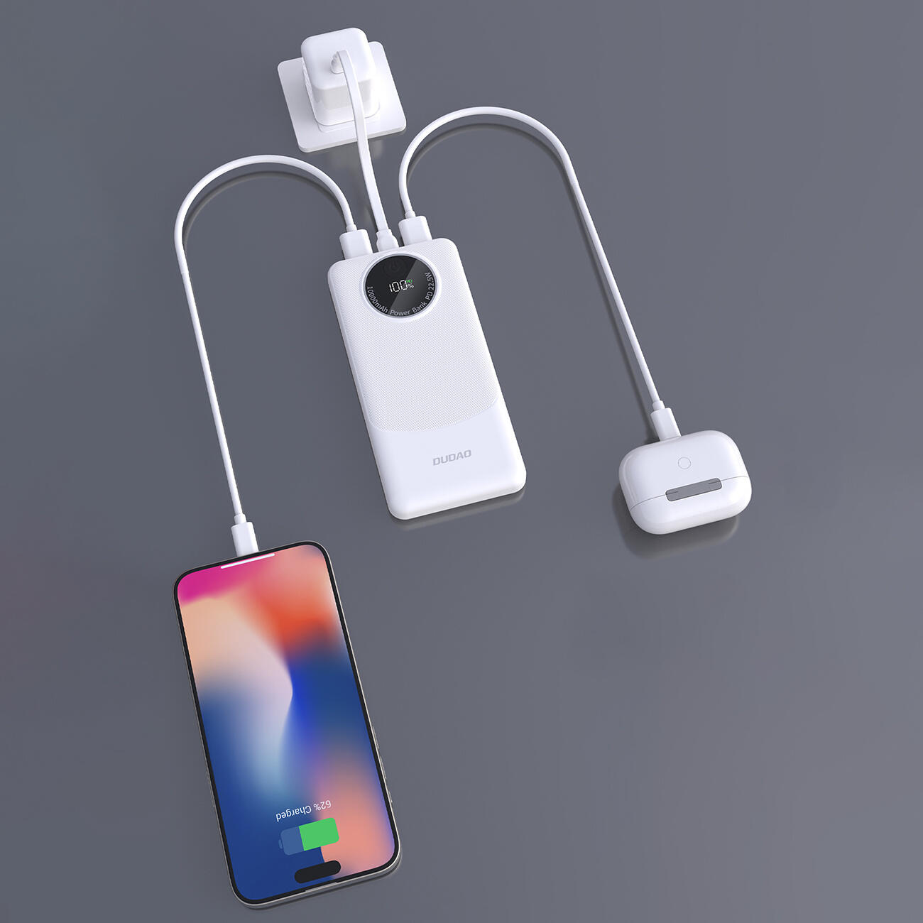 Powerbank Dudao k12 10000mah 22.5w 3/7