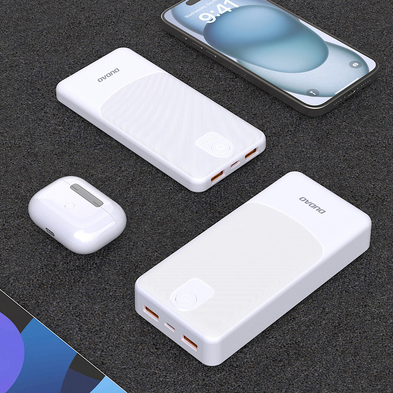 Powerbank Dudao k10 10000mAh  2.4a 2 x usb-a 7/7