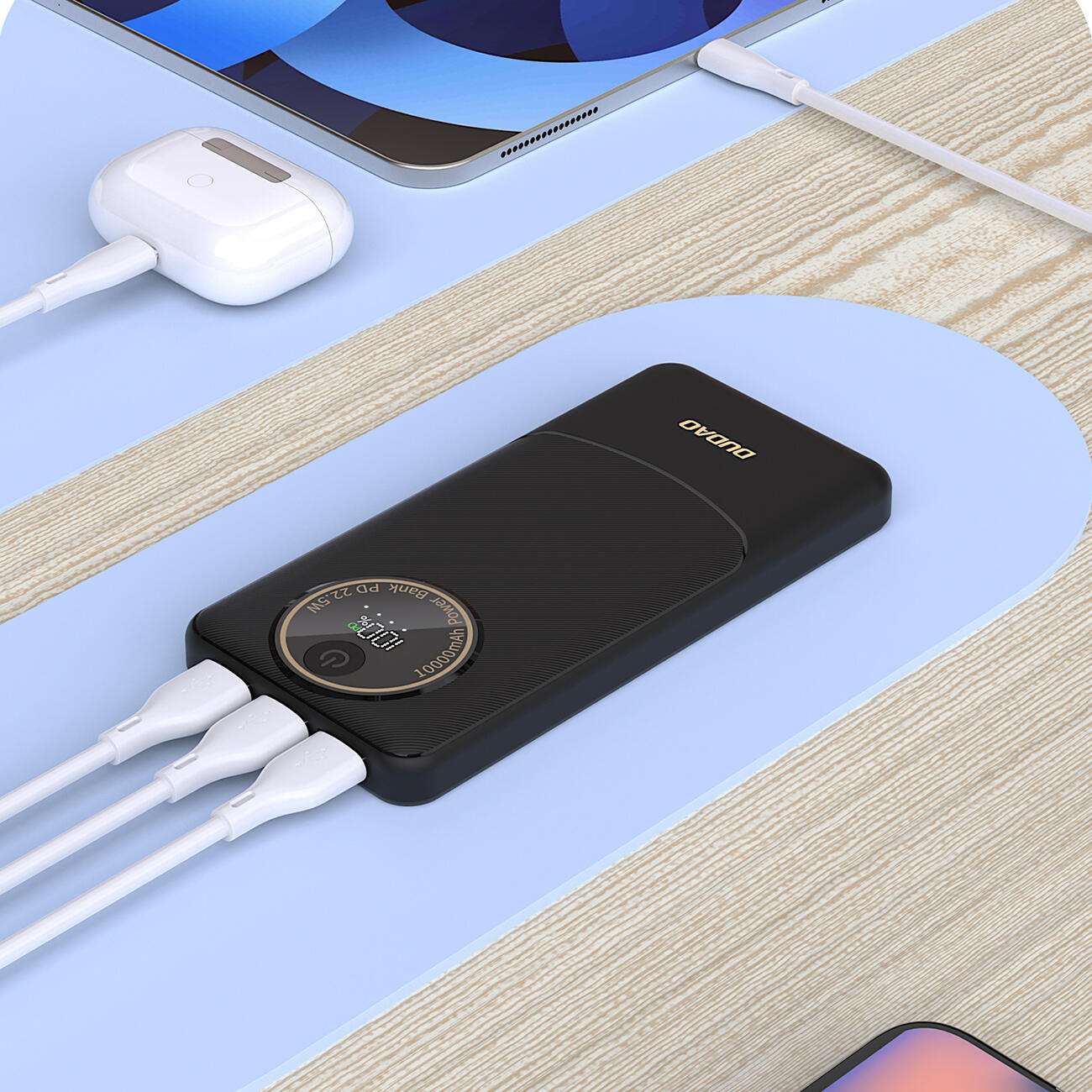 Powerbank Dudao k12 10000mah 22.5w 2/7
