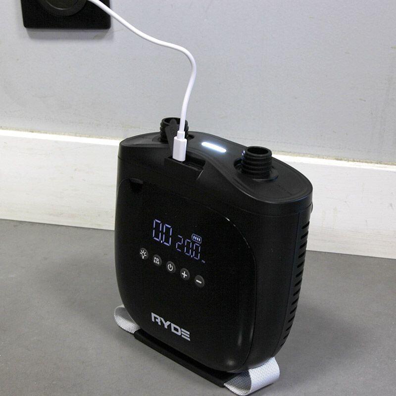 POMPE ELECTRIQUE RYDE E-PUMP COMPACT PRO 20 PSI + BATTERIE 3/7