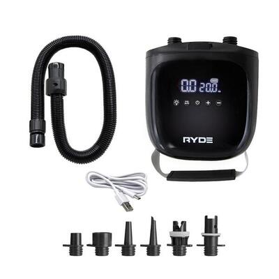 Ryde e-pump compact pro 20 psi elektrische pomp + batterij