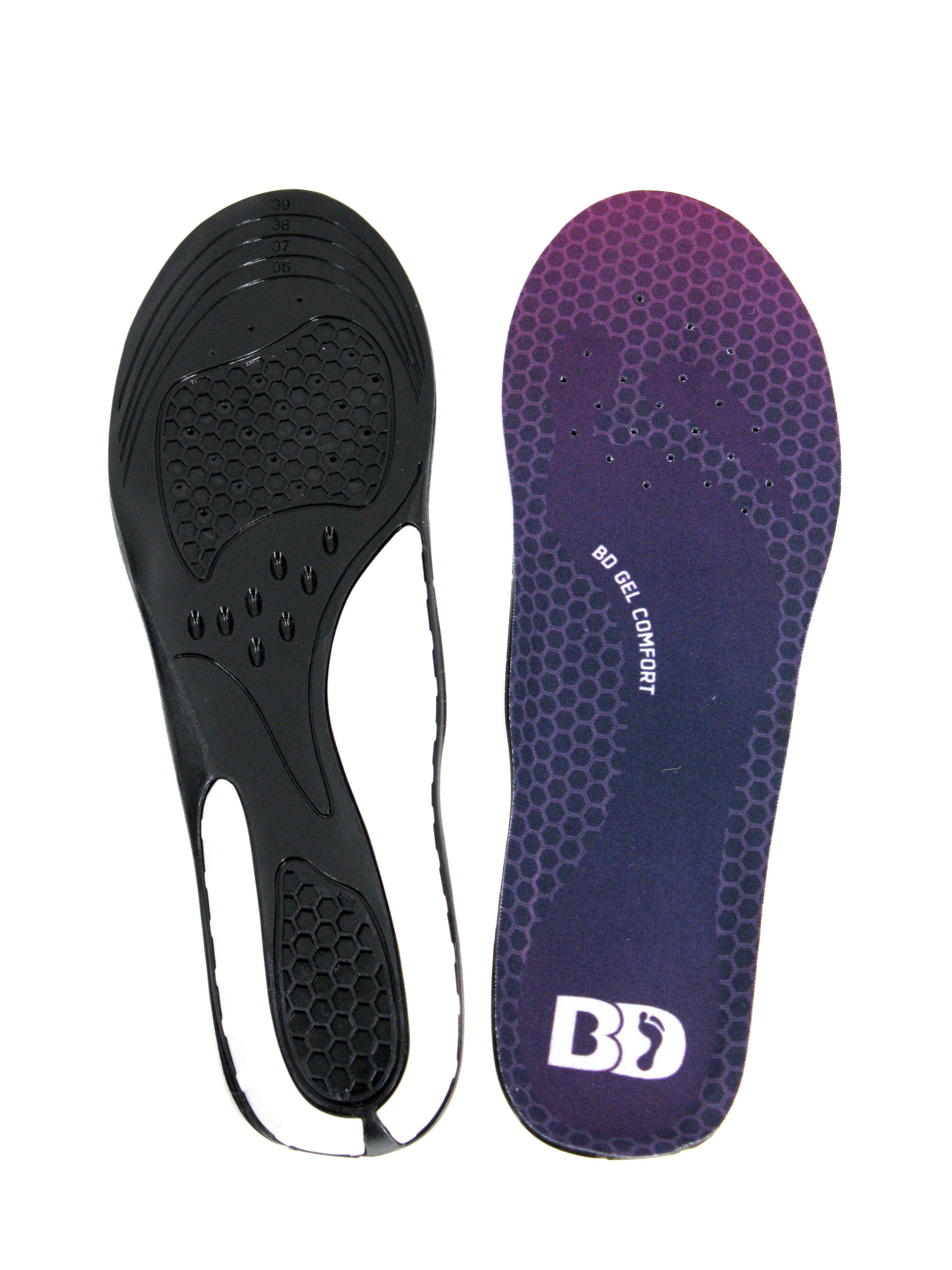 Gel Einlegesohle Sport Arbeits Alltags Schuhe Sneaker + Fussbett Sohle Müde Füße 2/5