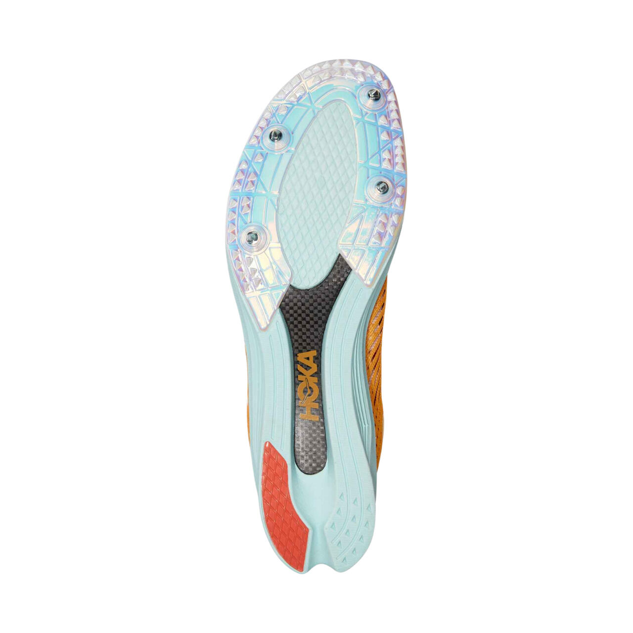 Hoka Cielo X LD Spikes Orange/Rot Unisex 6/6