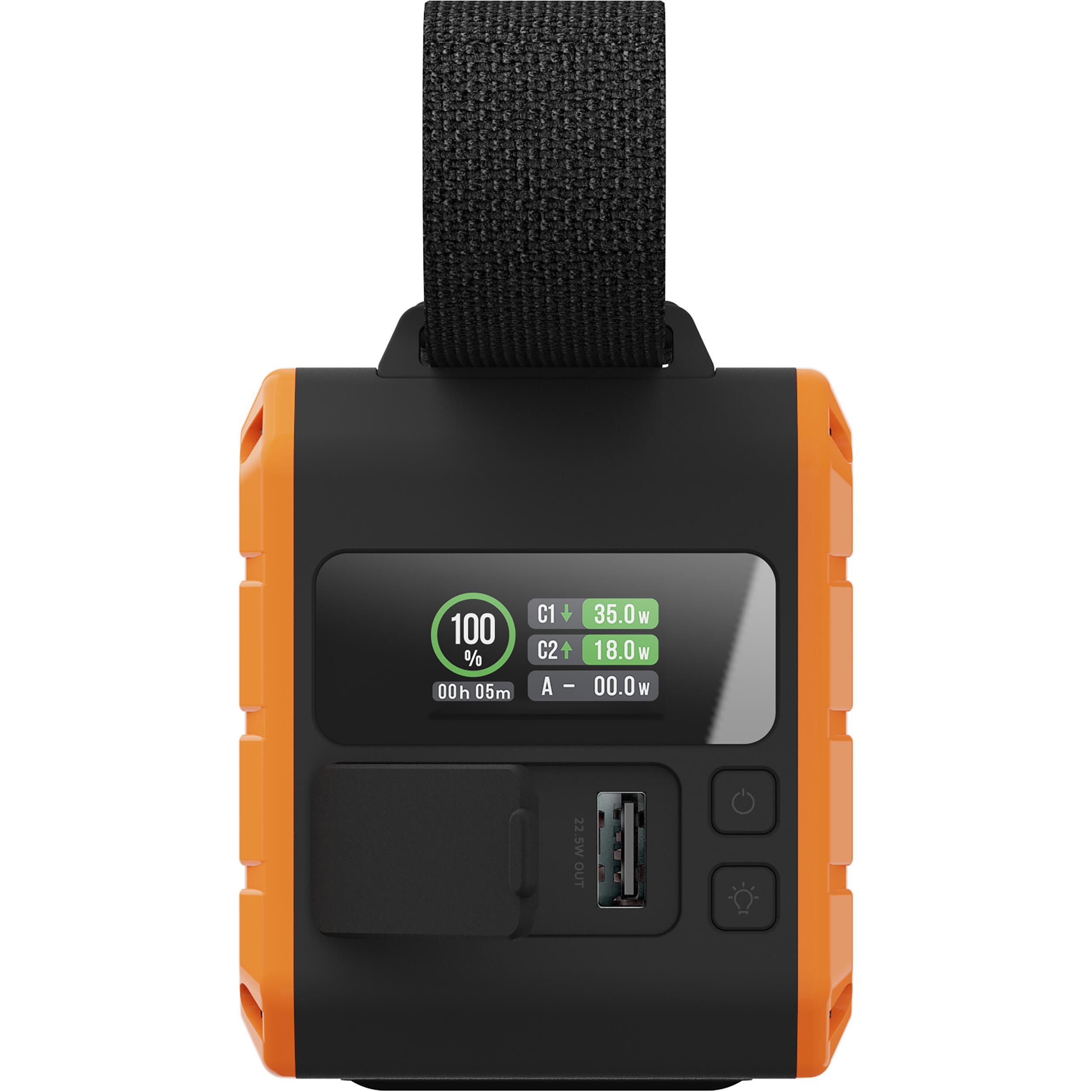 Xtorm Rugged Powerbank met Zaklamp - 40.000 mAh - 100W - Orange 6/7