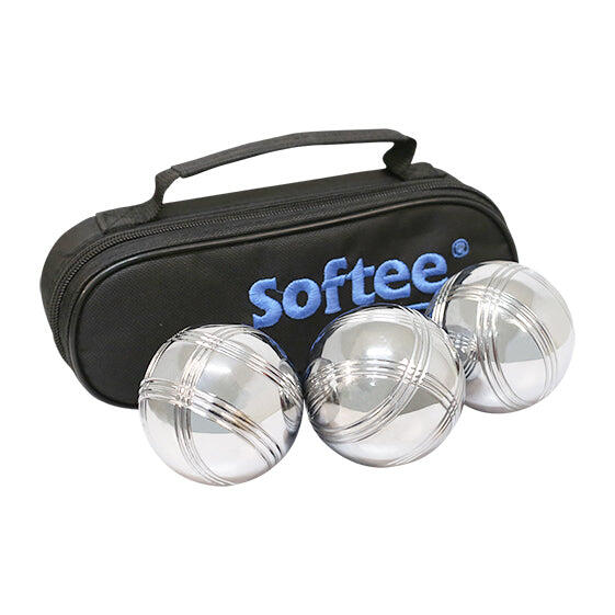 Lot de 3 boules de pétanque 3 lignes Softee 4/4