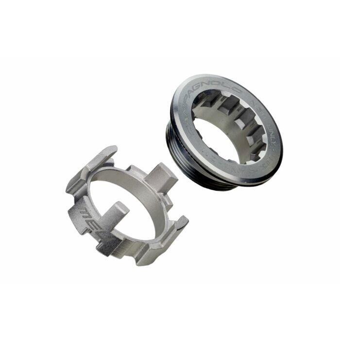 Cassettebody-adapterset met afsluitdop Campagnolo n3w 13v 3/7