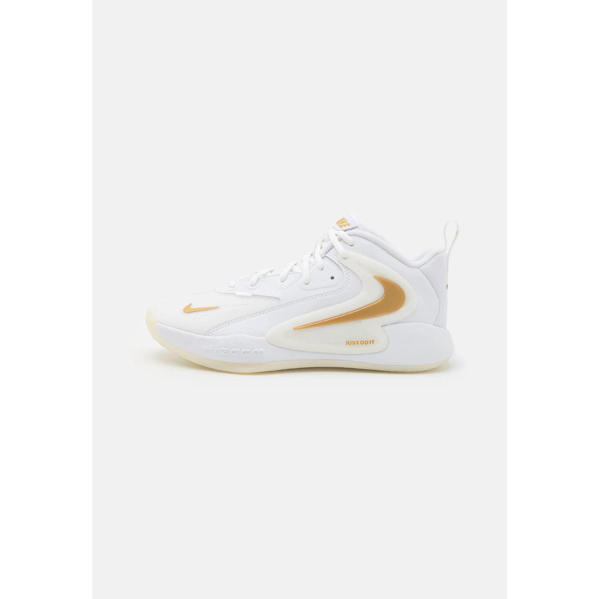 Nike - Nike Chaussures De Volley Nike Zoom Hyperset 2 Adulte - Chaussures De Sport - Blanc|jaune - 44,5 - Decathlon