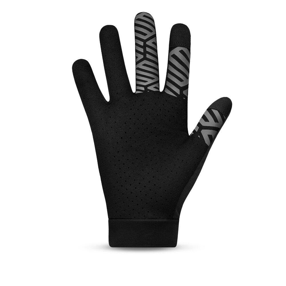 Guantes MTB ciclismo Hombre y Mujer MTB Moab Ash Negro 3/6