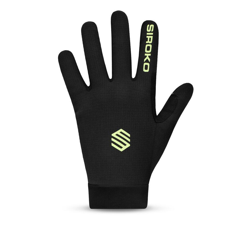 Guantes MTB ciclismo Hombre y Mujer MTB Moab Ash Negro 2/6