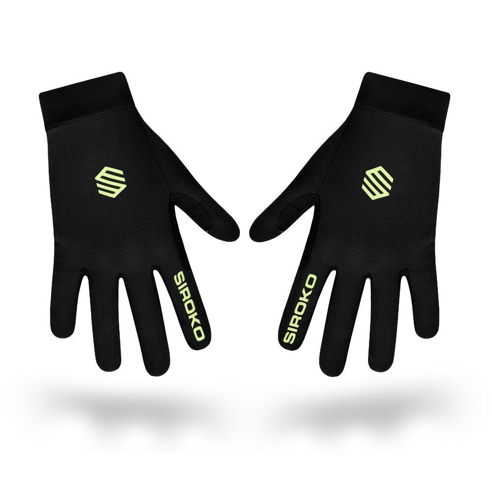 Guantes MTB ciclismo Hombre y Mujer MTB Moab Ash Negro 4/6