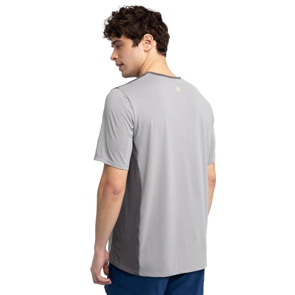 Męska koszulka rowerowa MTB z krótkim rękawem Kolarstwo Siroko MTB Berm Gray