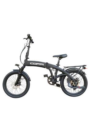 Bici pieghevole elettrica Coppi Gaeta Nero
