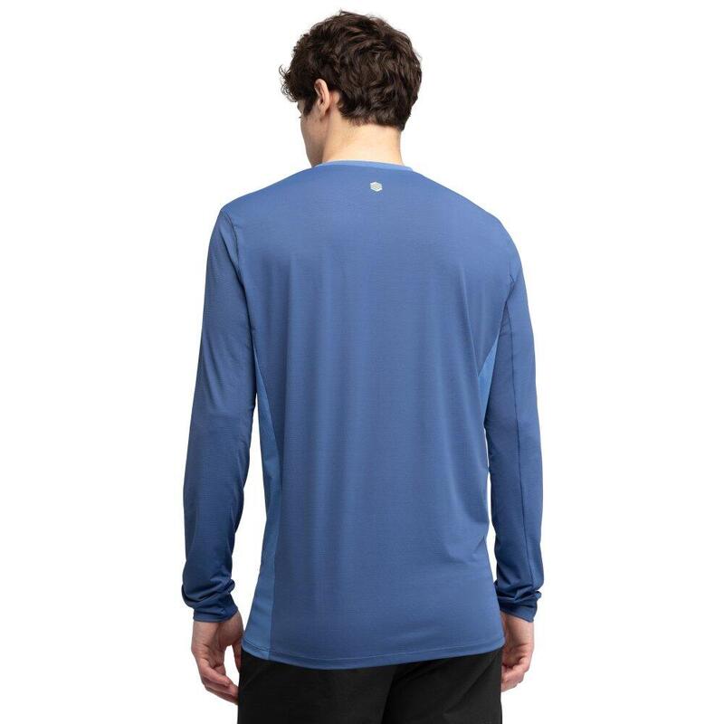 Tricou MTB cu mânecă lungă pentru bărbați MTB Endo Blue Albastru