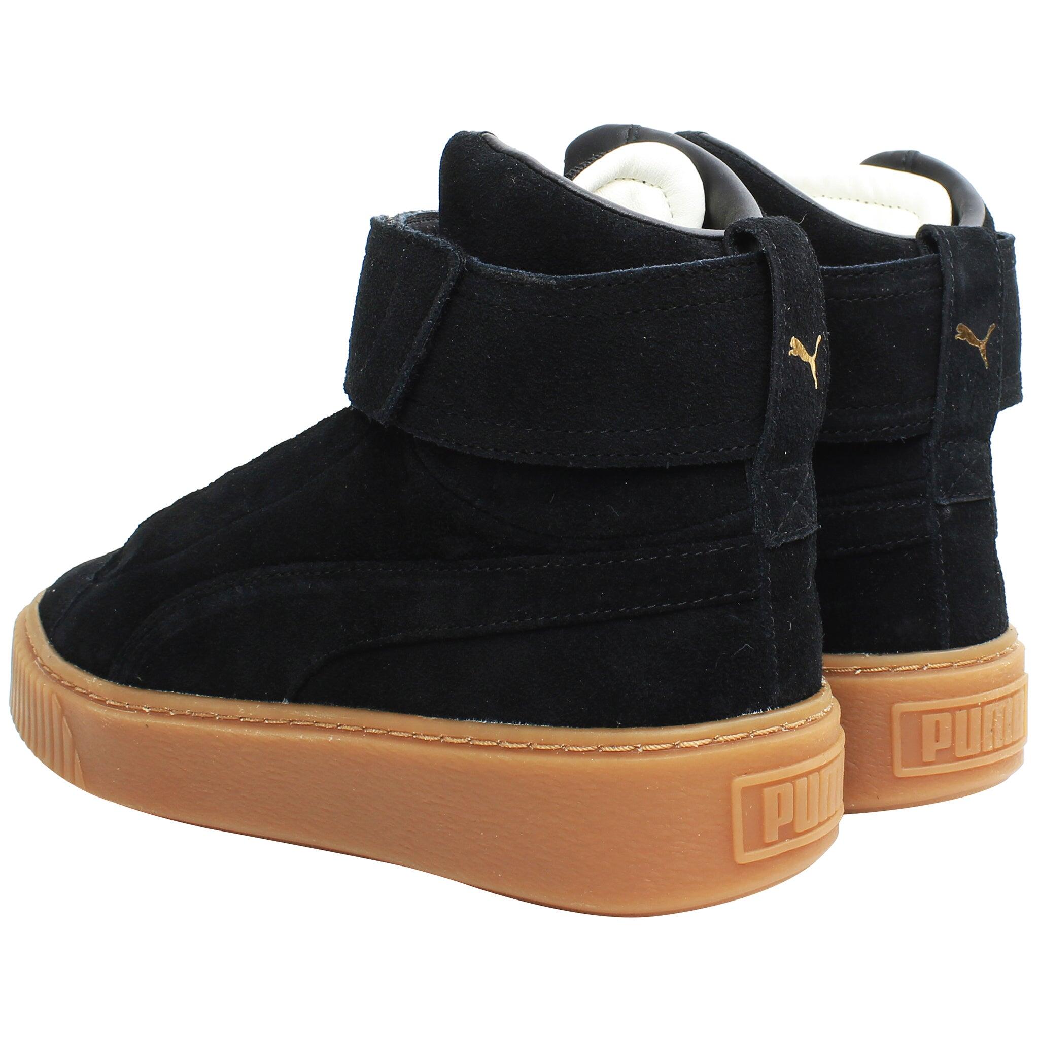 Chaussures universel femmes Puma Basket Platform Mid 3/5