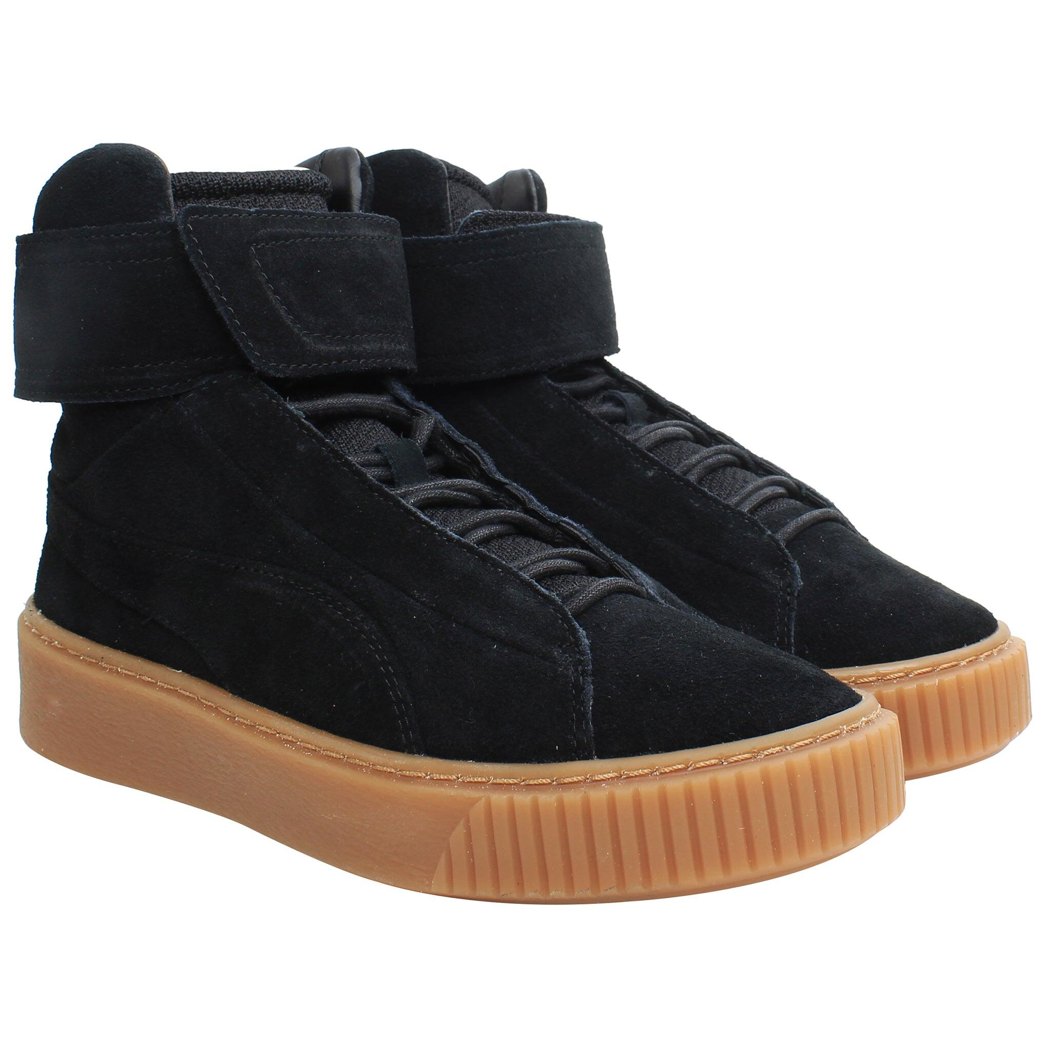 Chaussures universel femmes Puma Basket Platform Mid 2/5
