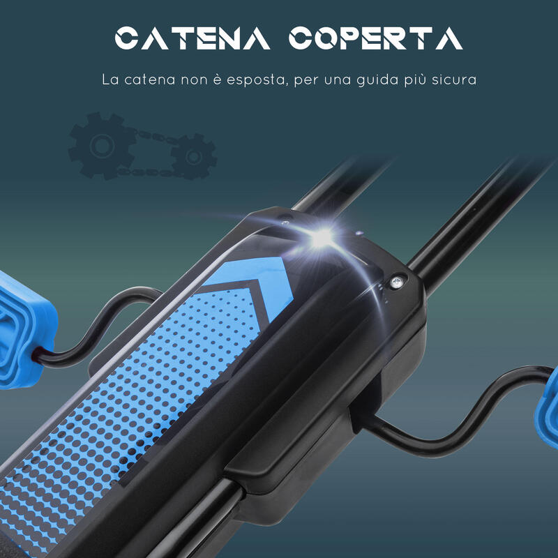 Homcom Go Kart Pedale Copii – Scaun Reglabil, Roti & Frana de Mana