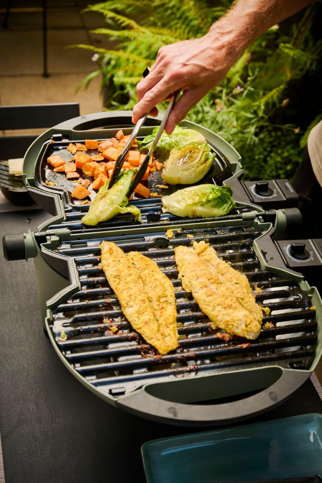 NomadiQ Electric BBQ - Vert Sauge 7/7
