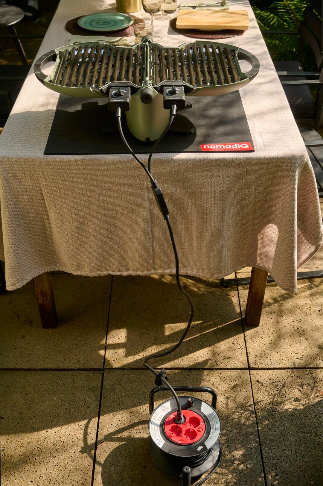 NomadiQ Electric BBQ - Vert Sauge 6/7