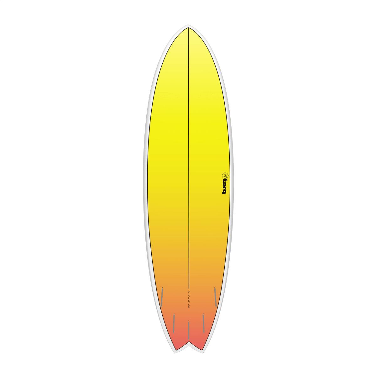 Torq Fish Tet Retro Fade Weiß Rail 6'6