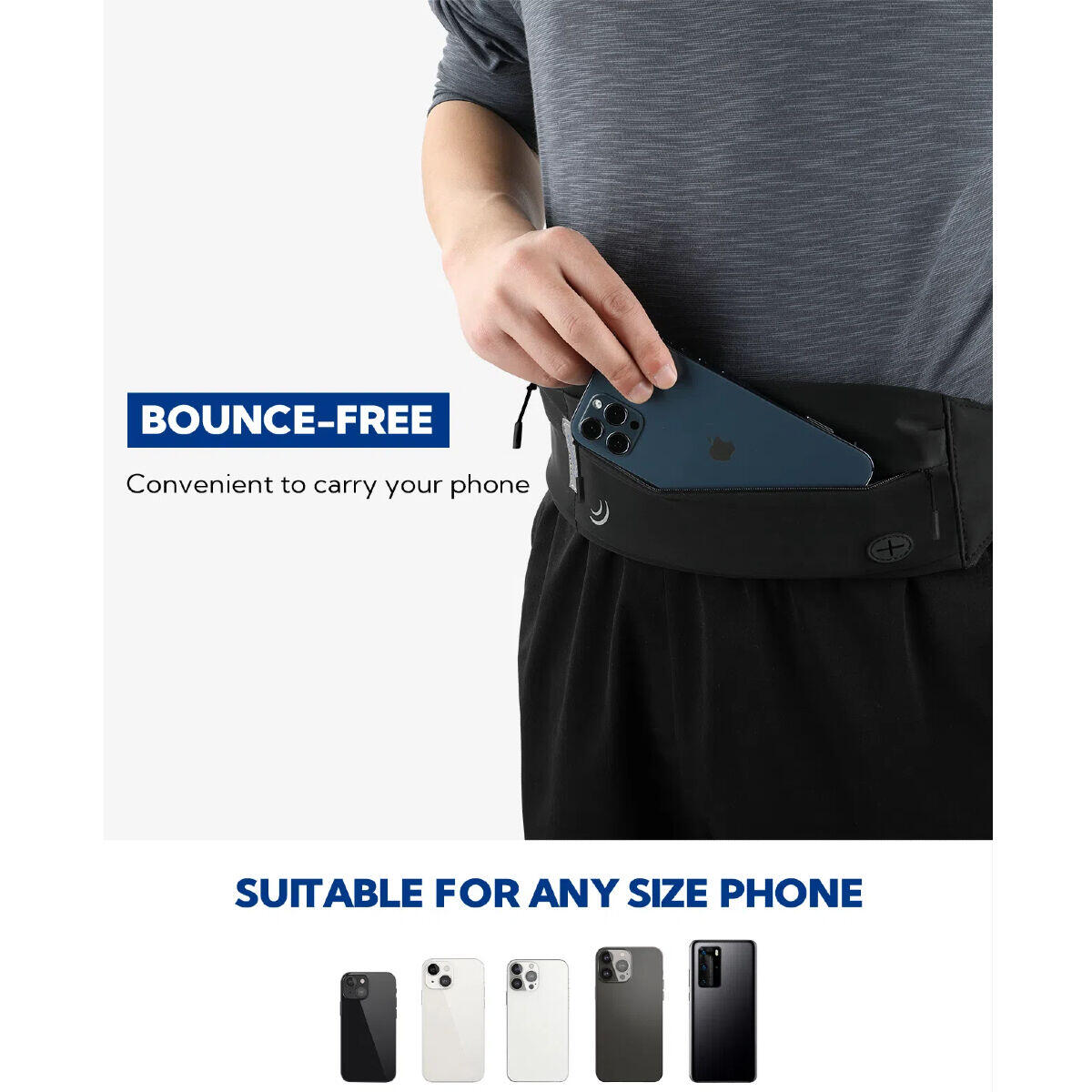 Sac banane Running Waterfly Sport Running 3.0 Noir 3/5