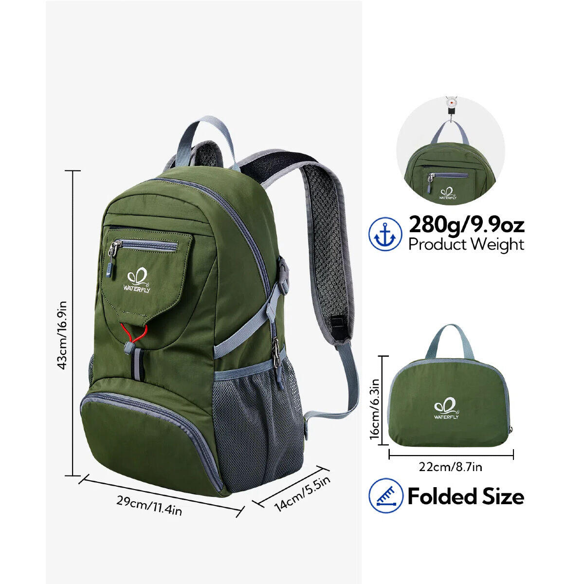 Zaino Sportivo Waterfly TransformerX 20 L 4/5