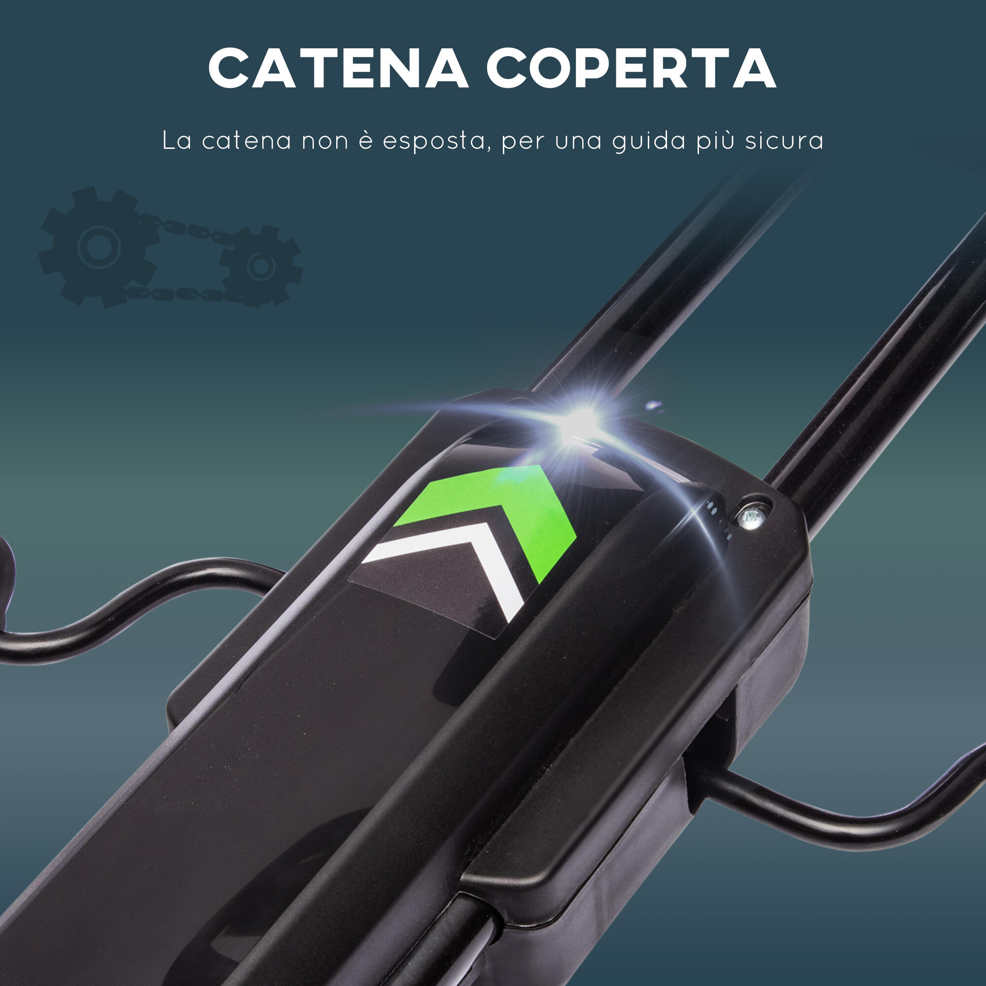 HOMCOM Go Kart a Pedali per Bambini 5-12 Anni in Plastica e Metallo Nero 7/7