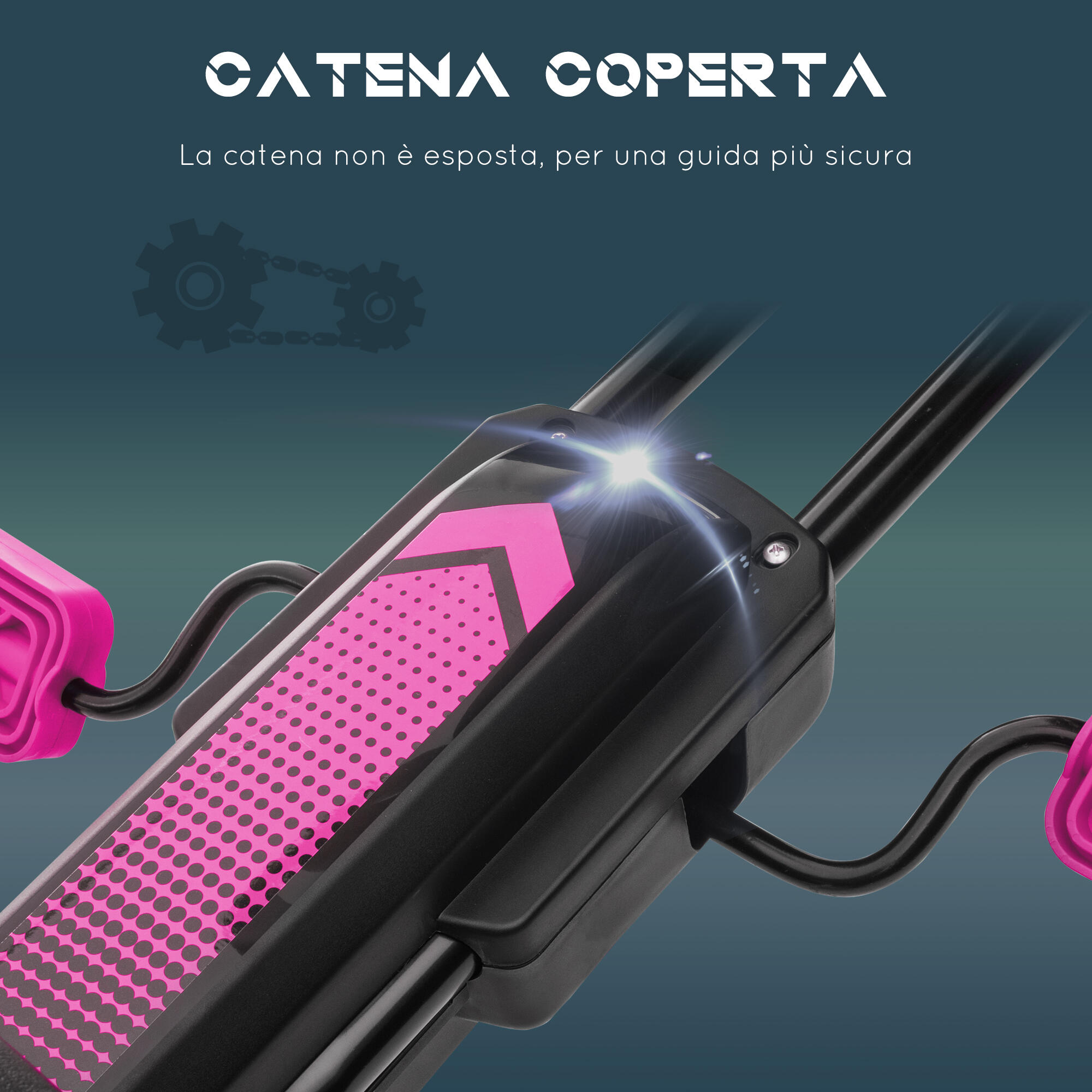 HOMCOM Go-Kart per Bambini 5+ Anni con Pedali e Sedile Regolabile, Rosa e Nero 7/7