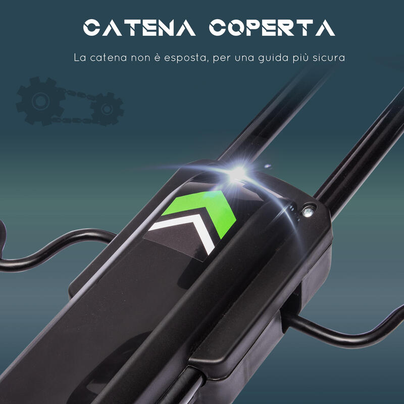 Homcom Kart Pedale Copii – Scaun Reglabil, Roti Gonflabile