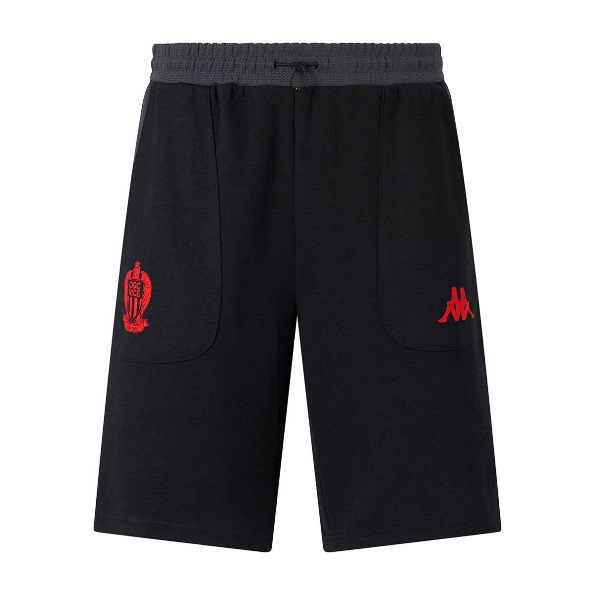 Kappa - Short Mafio Pro Homme Ogc Nice 25/26 - Short - Noir - Decathlon