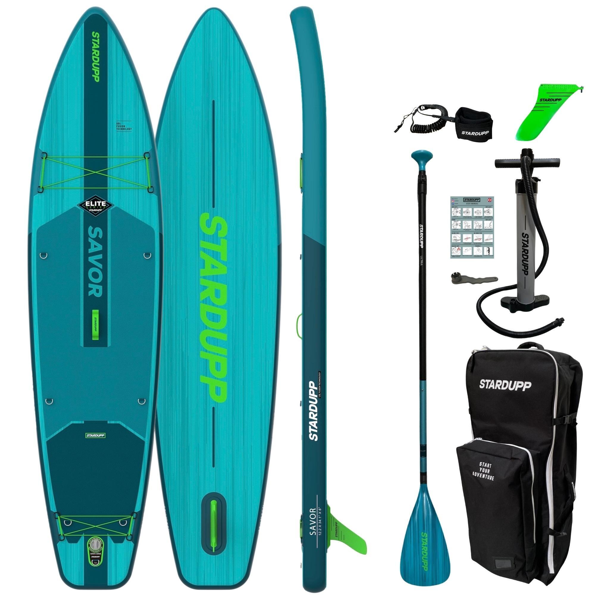 Stardupp Savor 12'2 SUP Set – Aufblasbares Board mit Paddel & Zubehör 1/7