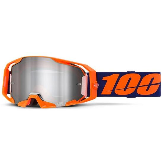 Occhiali MX Goggle ARmatic - Lenti a specchio arancione neon