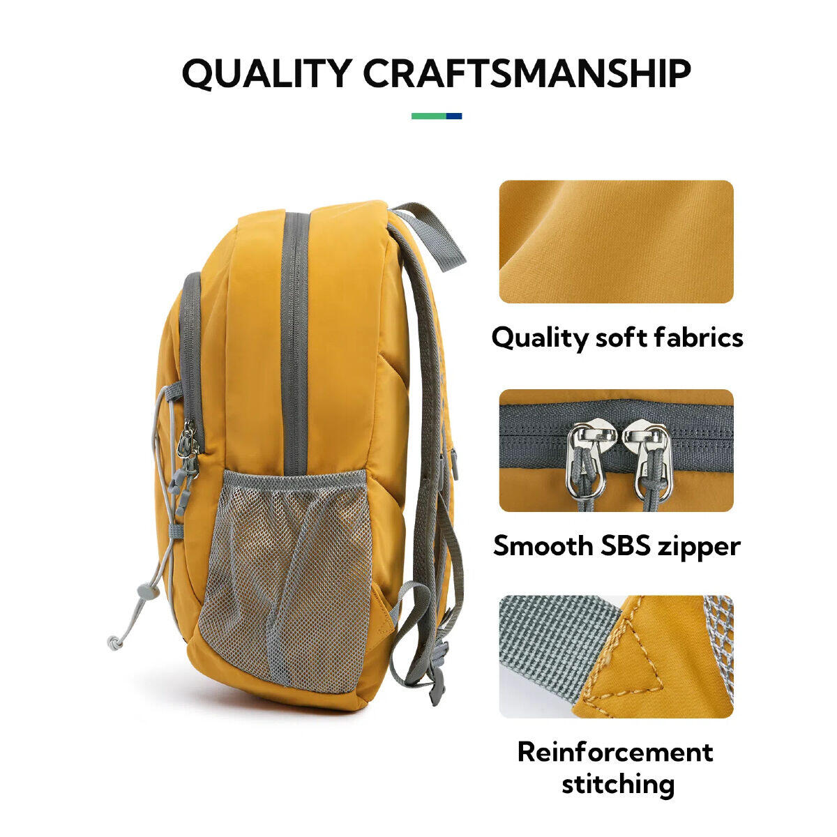 Sac à dos de Sport Waterfly FantasyStar Jaune 5/5