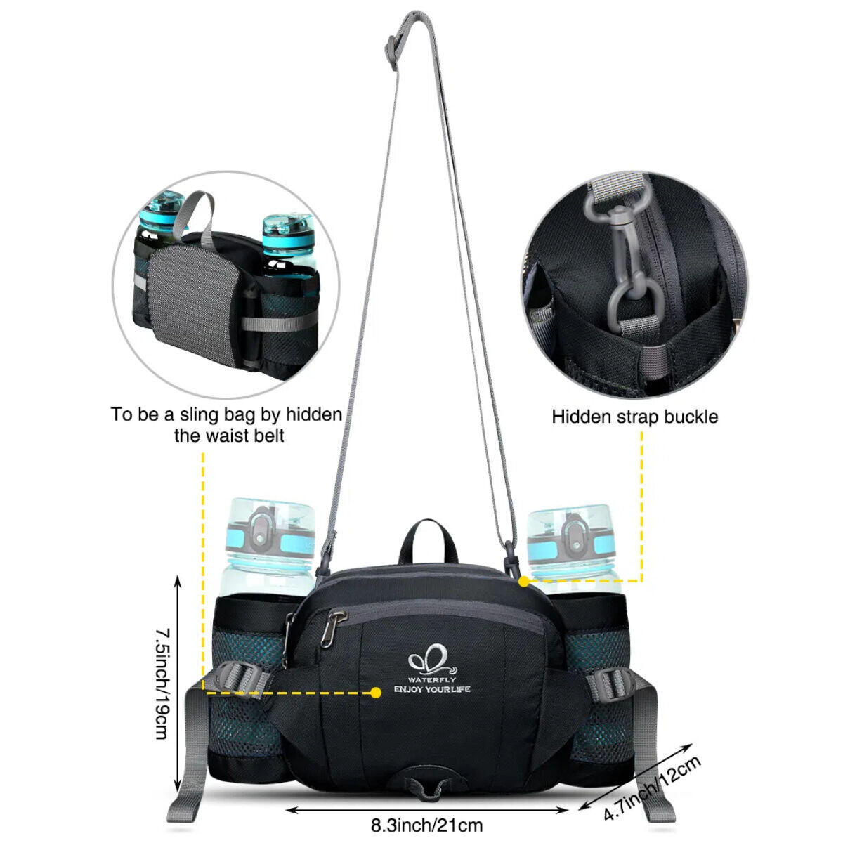 Borsa Sportiva e da Viaggio Waterfly Utility Max 2.0 5 L 3/5