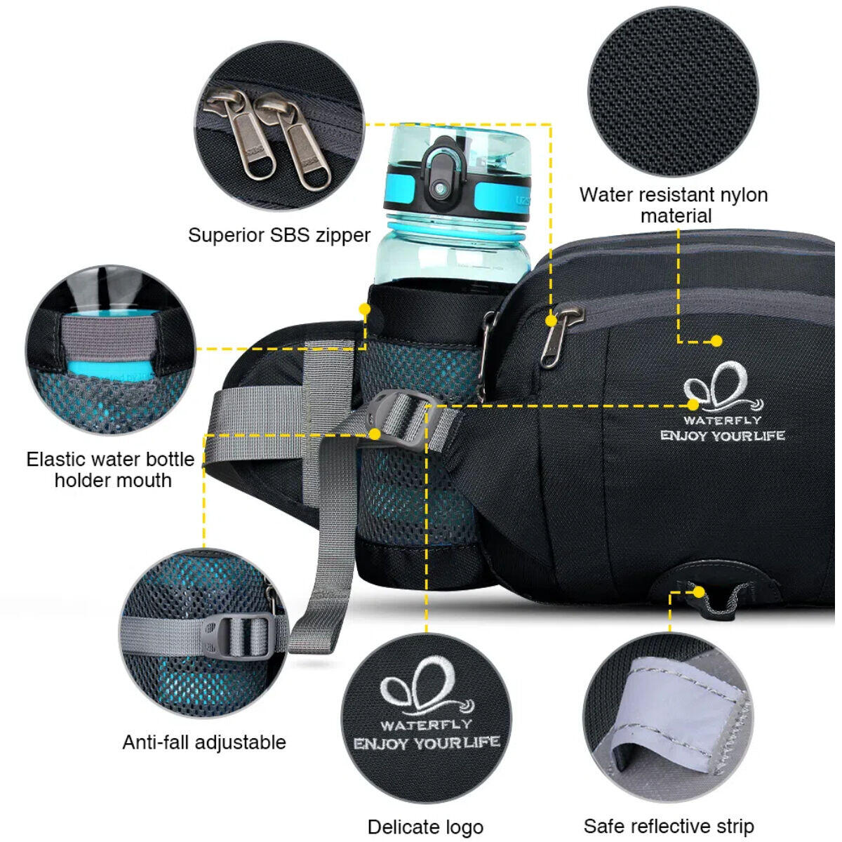 Borsa Sportiva e da Viaggio Waterfly Utility Max 2.0 5 L 5/5
