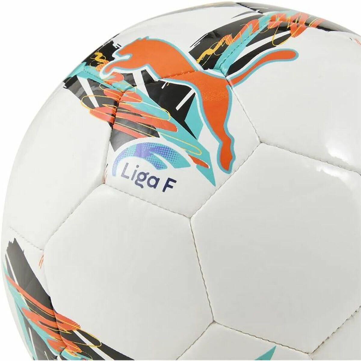 Ballon de Football Puma Orbita Liga F Ms Blanc 3/5