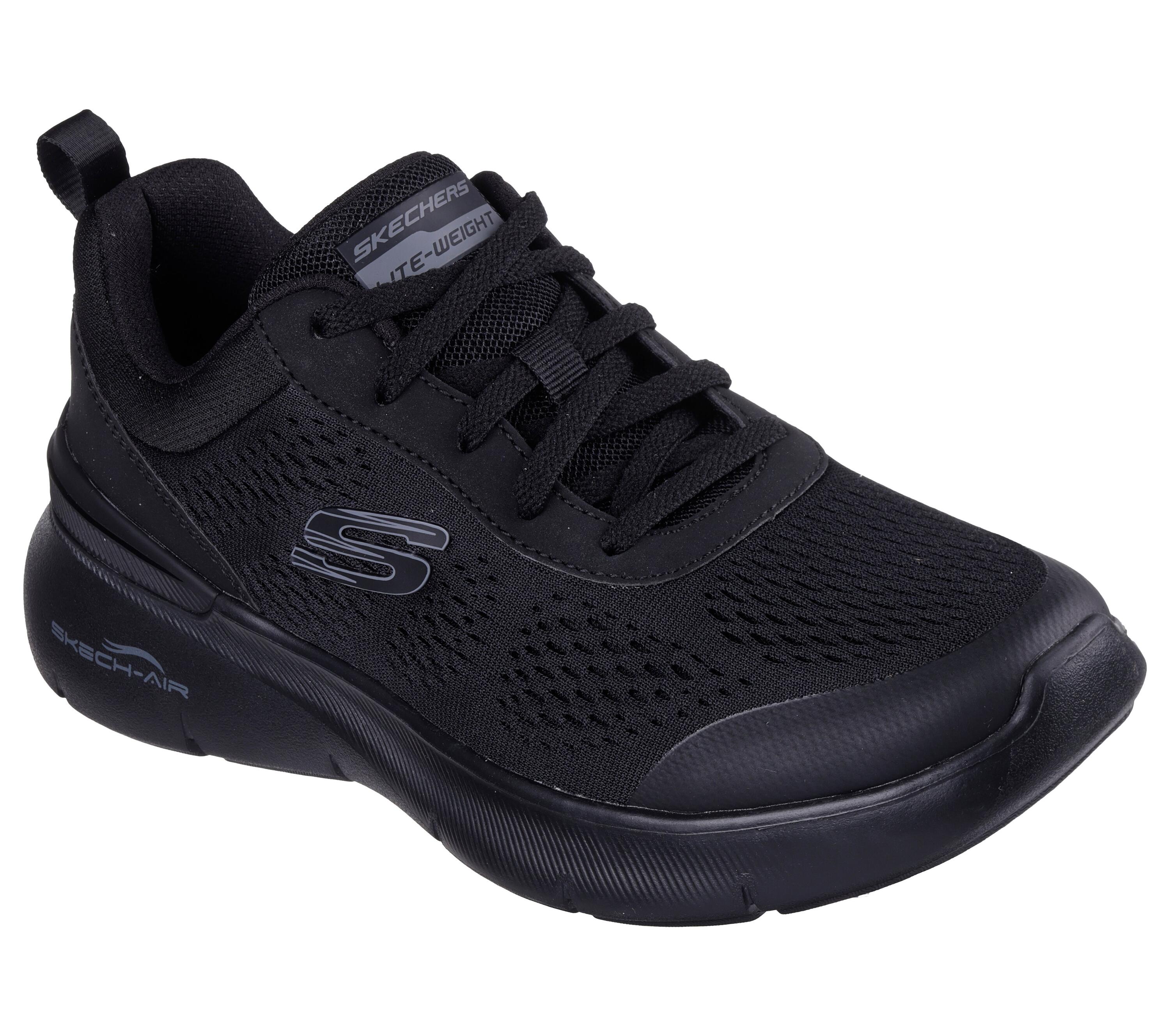 Baskets FEMME Skechers Skech-air Dynamight 2 tissu NOIR 2/5